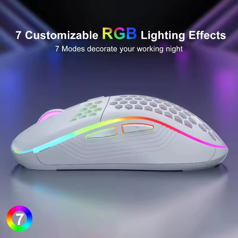 7200DPI Optical Gaming Mouse Ergonomic RGB USB Wired Mouse